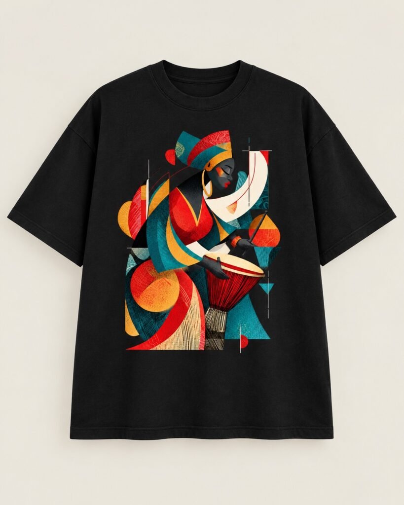 Scarlet Conga graphic tee