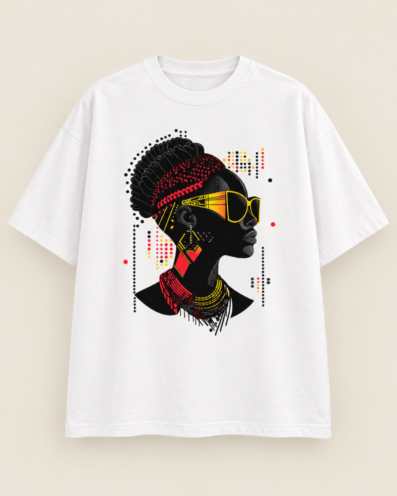 Headwrap Signal in White — front view