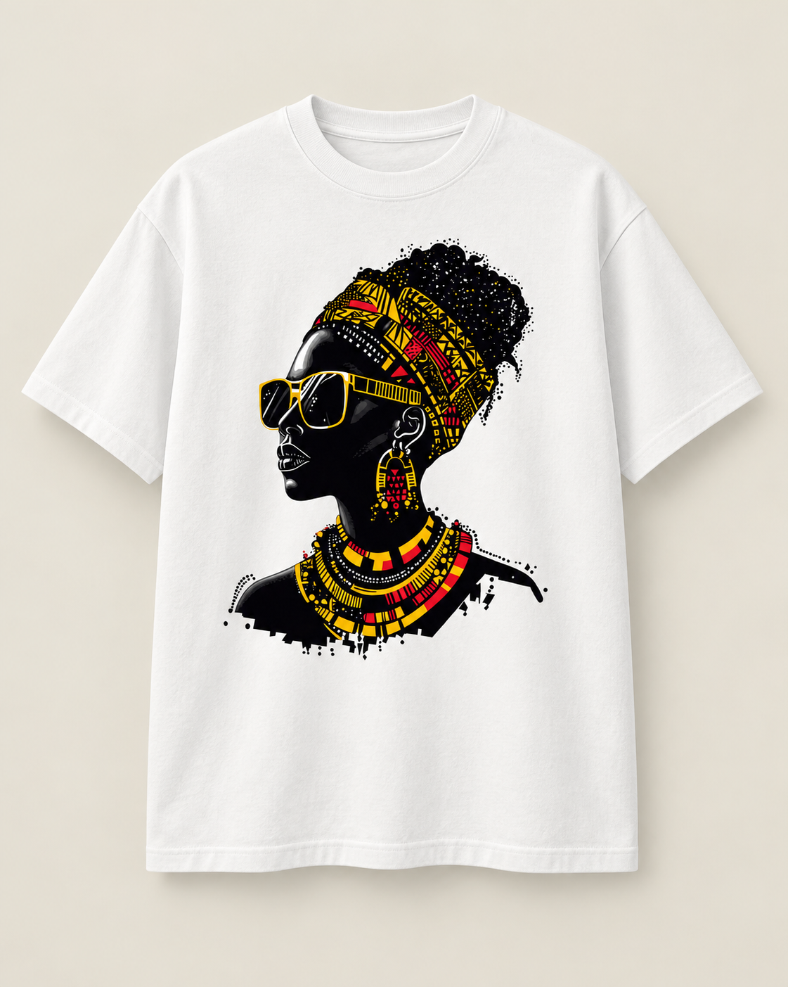 Ankara Static in White — Heavy T