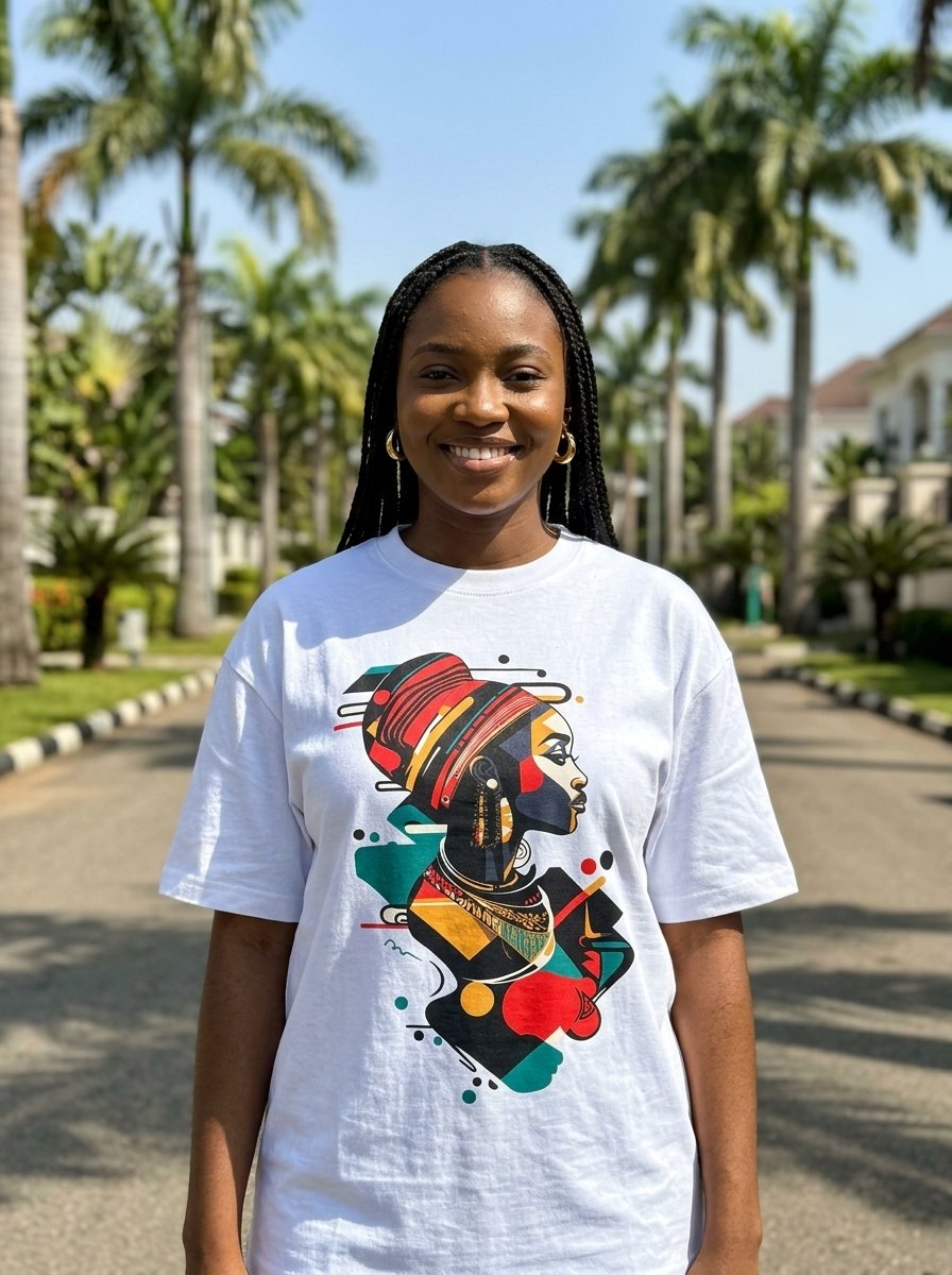 Red Wrap Queen — Shakara Drip Nigerian Streetwear
